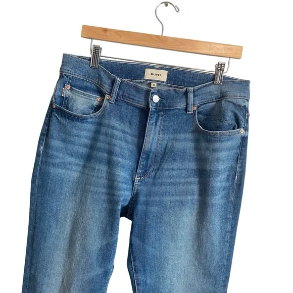 DL1961 Bridget Boot High Rise Instasculpt™ Crop Jeans in Island Park Size 32